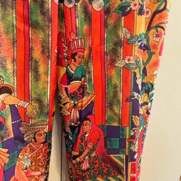 Gorgeous Ethnic Print Lined Pants - Picture 2 of 8